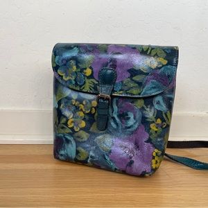 Patricia Nash Small Vatoni Backpack Deep floral blue